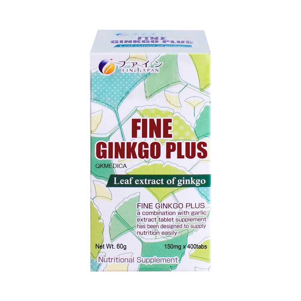 Viên uống bổ não Fine Ginkgo Plus Nhật Bản 400 viên