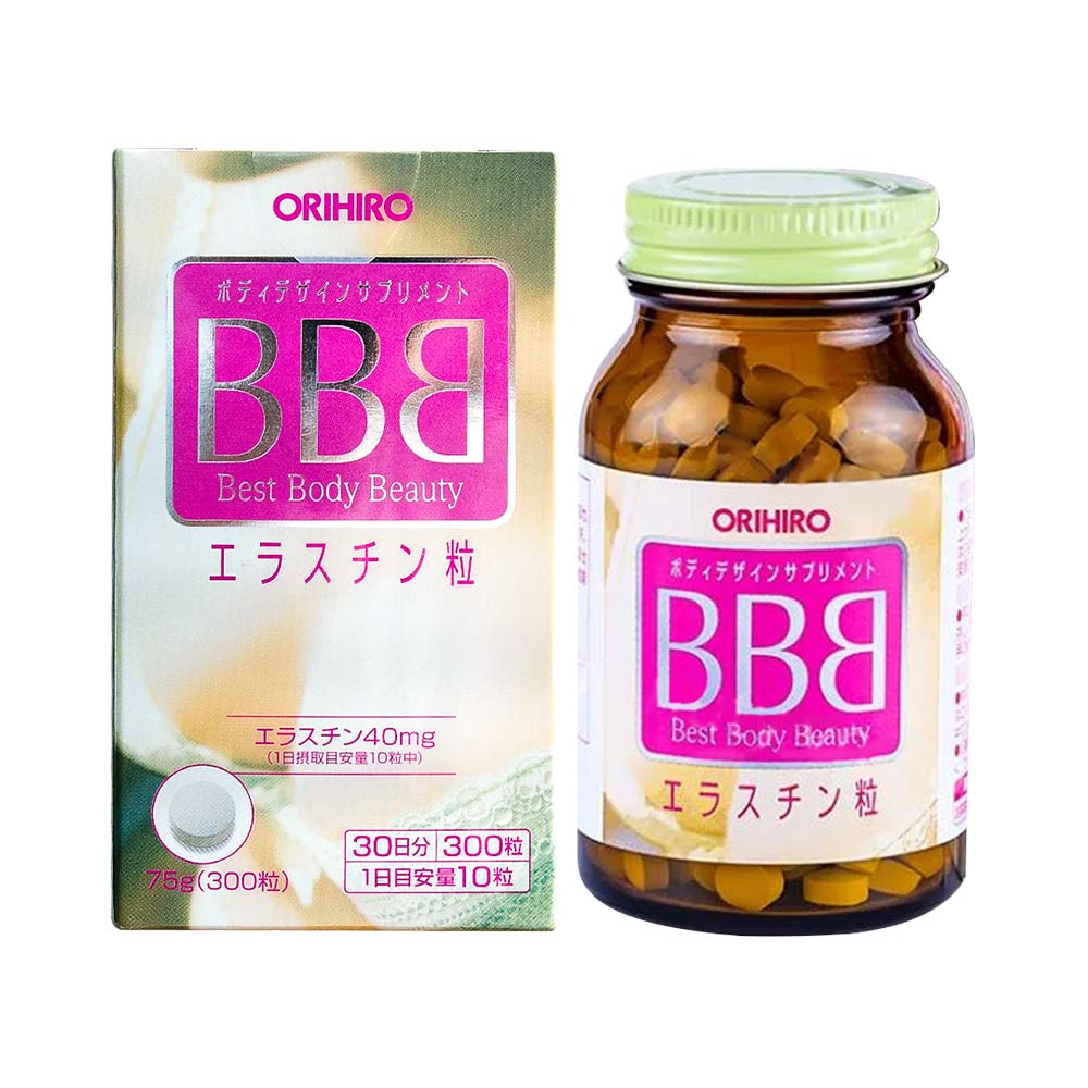 Viên uống hỗ trợ nở ngực Orihiro BBB Best Body Beauty 330 viên (Chính hãng)