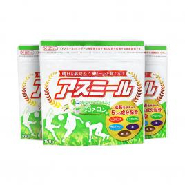 Combo 3 gói sữa tăng chiều cao cho trẻ Asumiru Ichiban Boshi 180g (Vị dưa vàng)