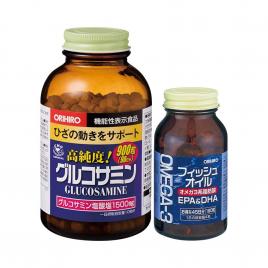 Bộ đôi xương khỏe mắt sáng Glucosamine và Omega-3 Orihiro