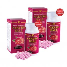 Combo 2 hộp viên uống đẹp da chống lão hóa Zakuro Ball Umeken 120 viên